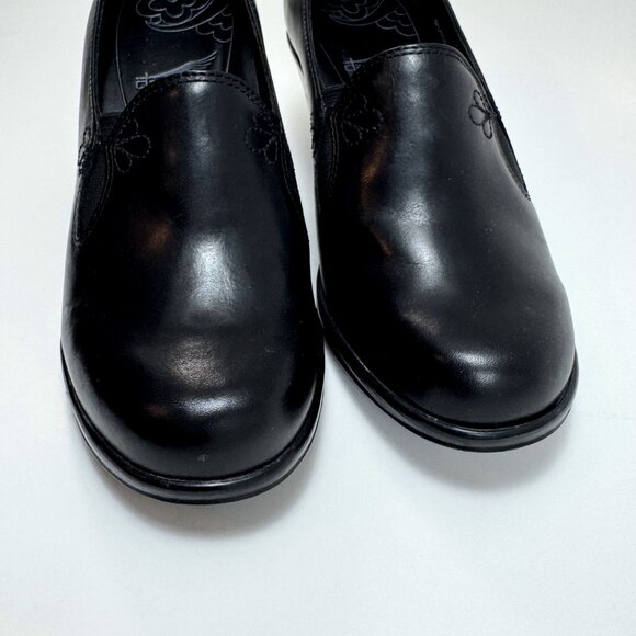 DANSKO WOMEN'S BLACK LEATHER CLOGS COMFORT SHOES SIZE 36 (US 5.5/6) - Picture 8 of 16